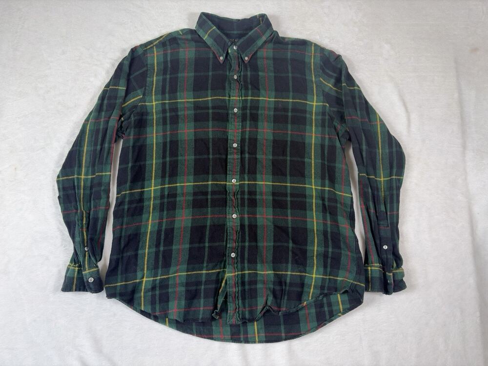 Polo Ralph Lauren Flannel Shirt 2XL Tartan Plaid Classic Fit